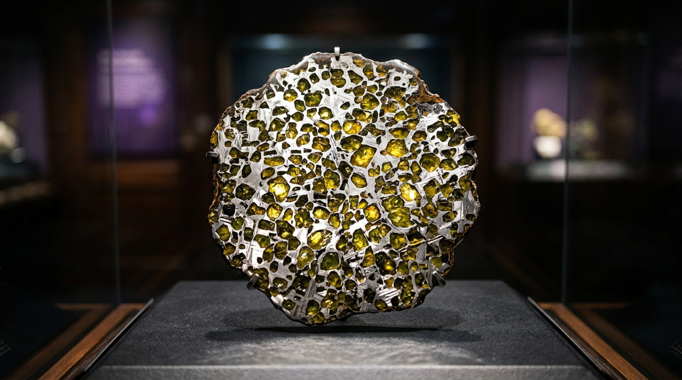 พัลลาไซต์ (Pallasite) — อุกกาบาตที่สวยที่สุดในจักรวาล