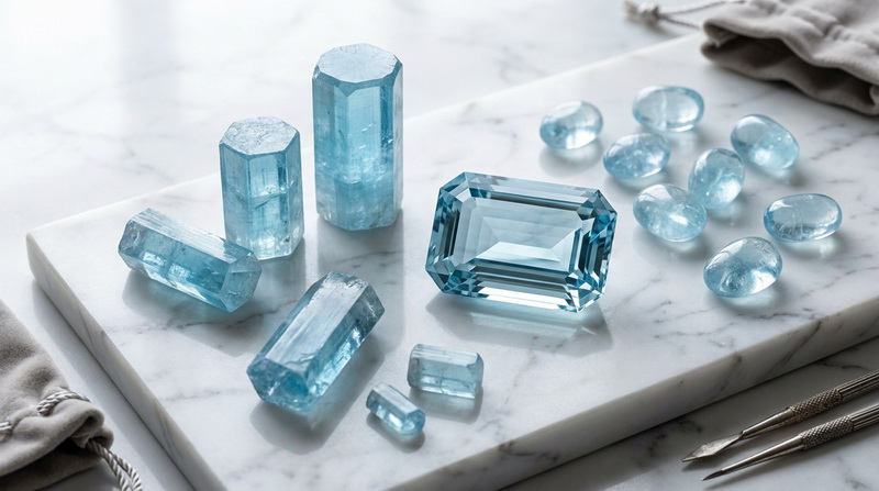 อะความารีน (Aquamarine) หินแห่งการสื่อสาร สรรพคุณและความหมาย | Amethez