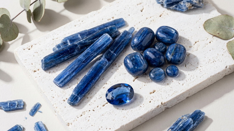 บลูไคยาไนต์ (Blue Kyanite) หินแห่งการสื่อสาร สรรพคุณและความหมาย | Amethez