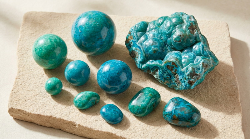 คริสโซคอลลา (Chrysocolla) หินแห่งเทพี สรรพคุณและความหมาย | Amethez