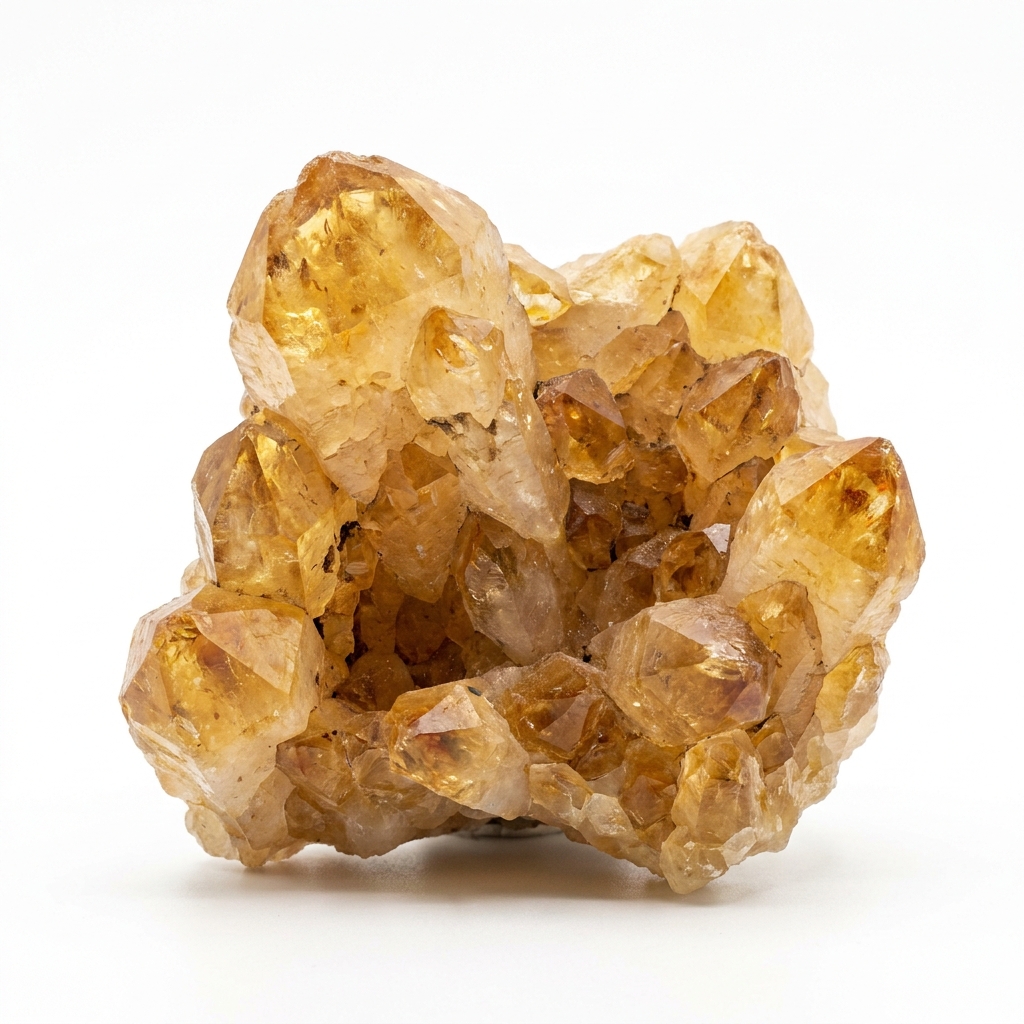 ซิทรินดิบ ผลึกสีเหลืองทองแวววาว — Amethez Crystal Atlas