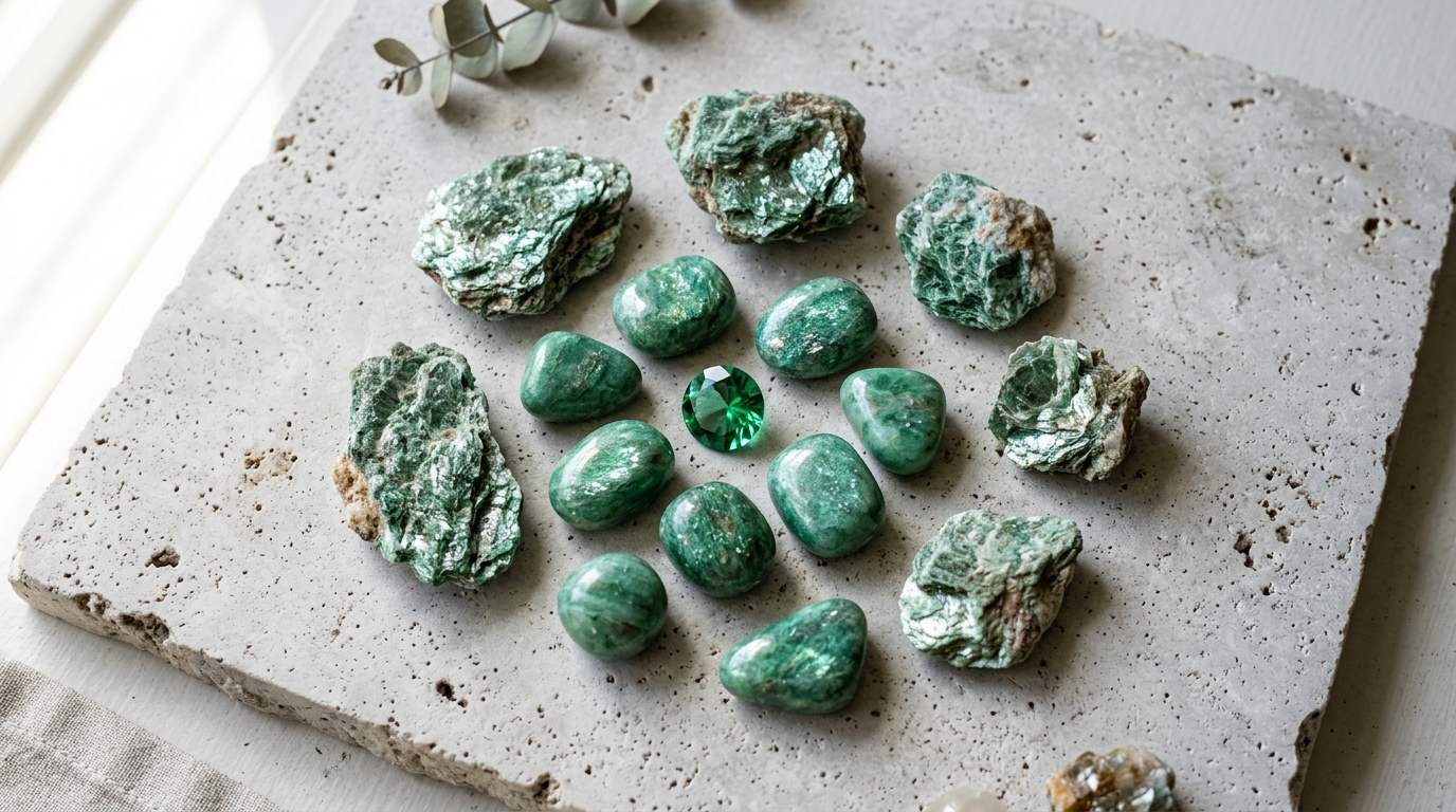 ฟุคไซต์ (Fuchsite) หินแห่งการฟื้นฟู สรรพคุณและความหมาย | Amethez