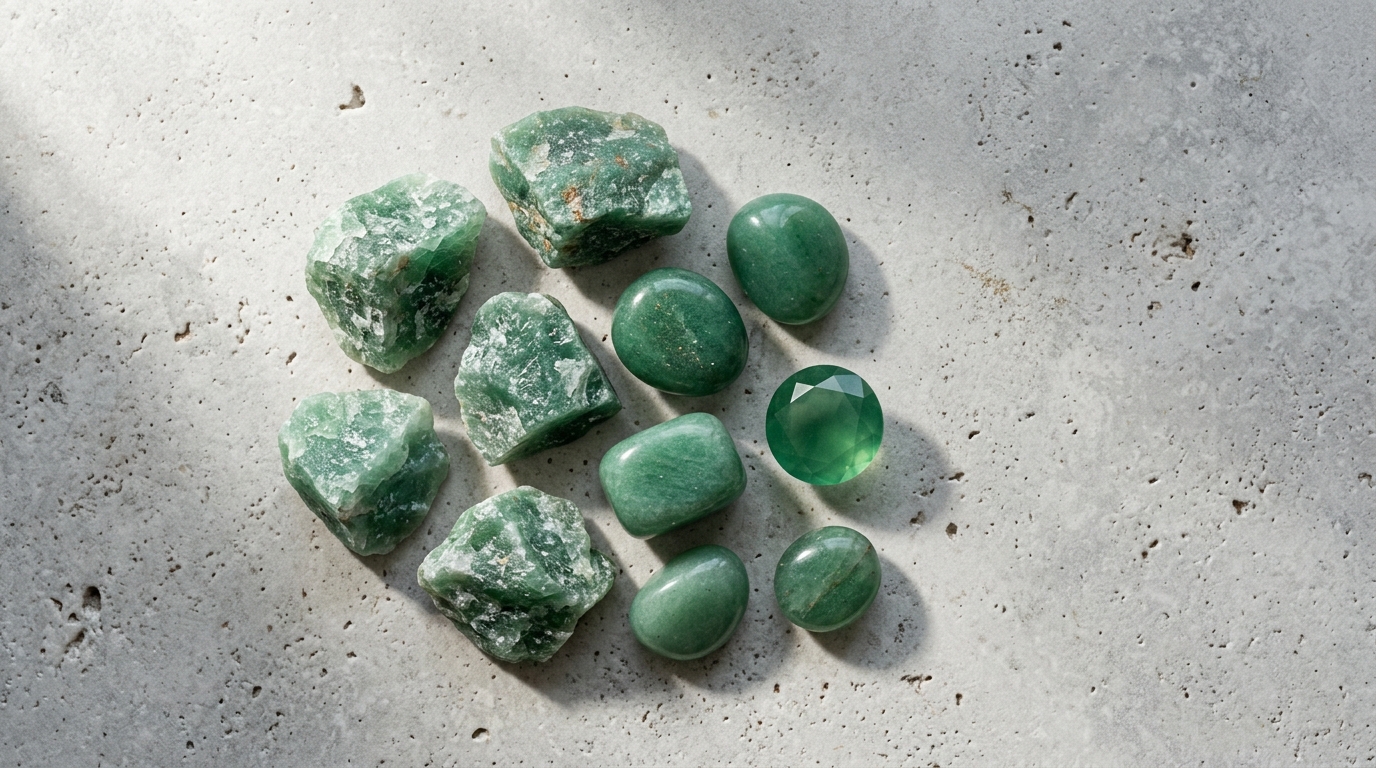 กรีน อะเวนจูรีน (Green Aventurine) หินแห่งโอกาส สรรพคุณและความหมาย | Amethez