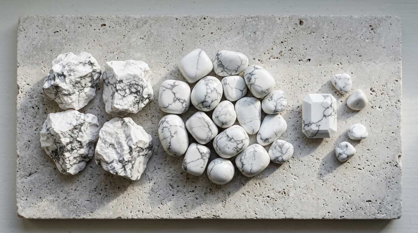 ฮาวไลต์ (Howlite) หินแห่งความสงบ สรรพคุณและความหมาย | Amethez