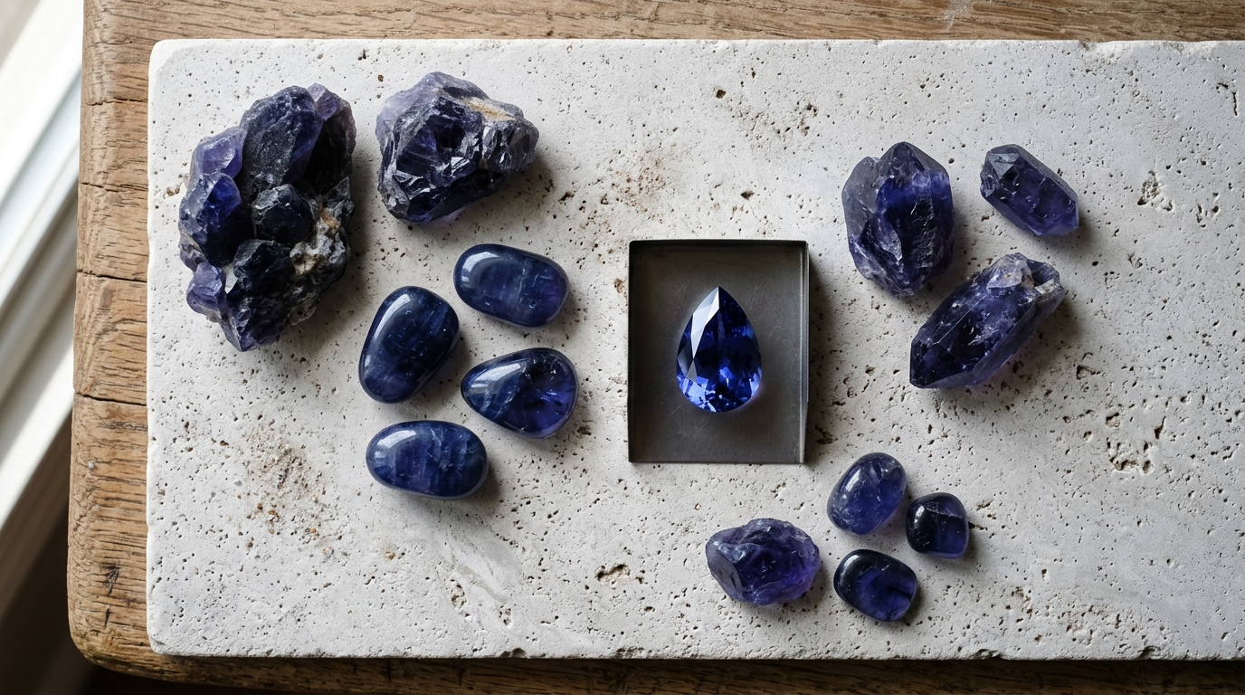 ไอโอไลต์ (Iolite) หินแห่งสัญชาตญาณ สรรพคุณและความหมาย | Amethez