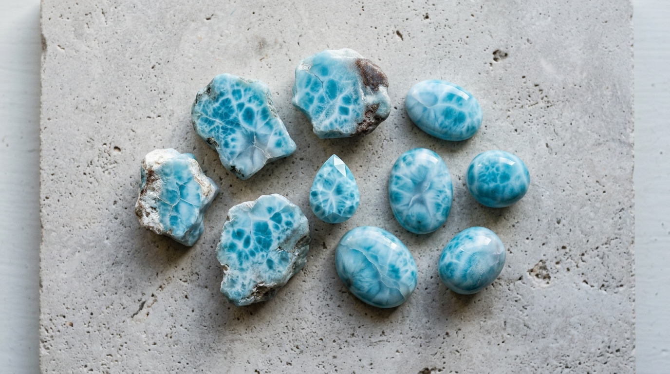 ลาริมาร์ (Larimar) หินแห่งความสงบ สรรพคุณและความหมาย | Amethez