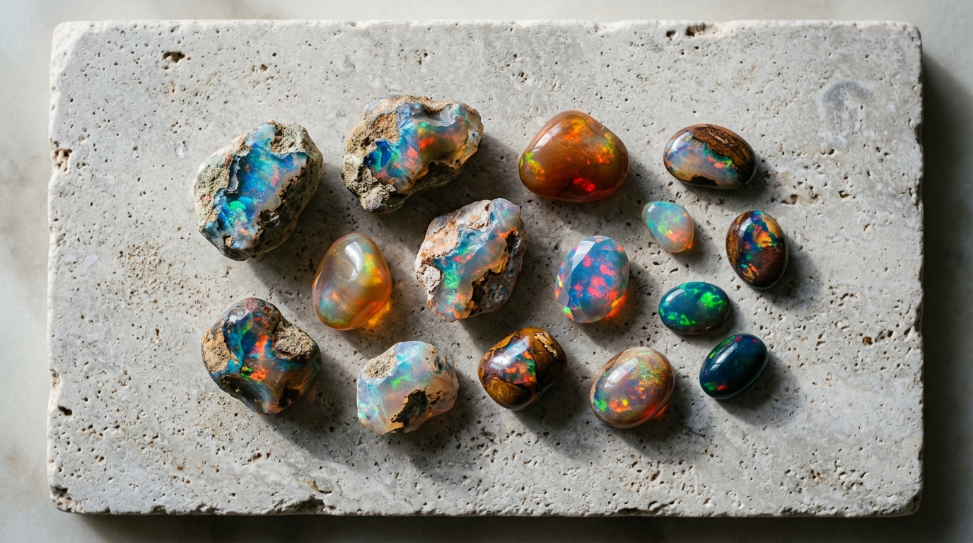 โอปอล (Opal) หินแห่งการเปลี่ยนแปลง สรรพคุณและความหมาย | Amethez