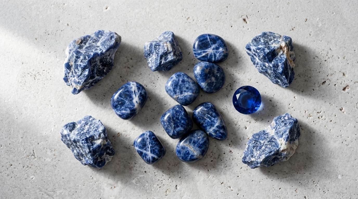 โซดาไลต์ (Sodalite) หินแห่งปัญญา สรรพคุณและความหมาย | Amethez